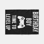 Birthday Boy Video Game Birthday Party Fleece Deken (Voorkant (Horizontaal))