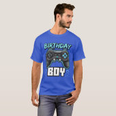 Birthday Boy Video Game Controller Birthday Gamer  T-shirt (Voorkant volledig)