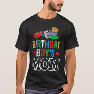 Birthday Boy's Mam Building Blocks 6 T-shirt