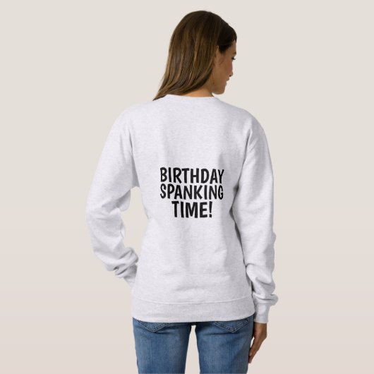 BIRTHDAY BRAT GIRLWOMENS T-SHIRTS (Achterkant volledig)