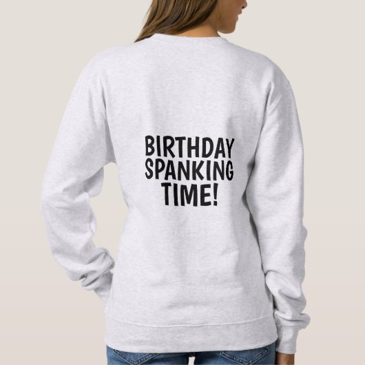 BIRTHDAY BRAT GIRLWOMENS T-SHIRTS (Achterkant)