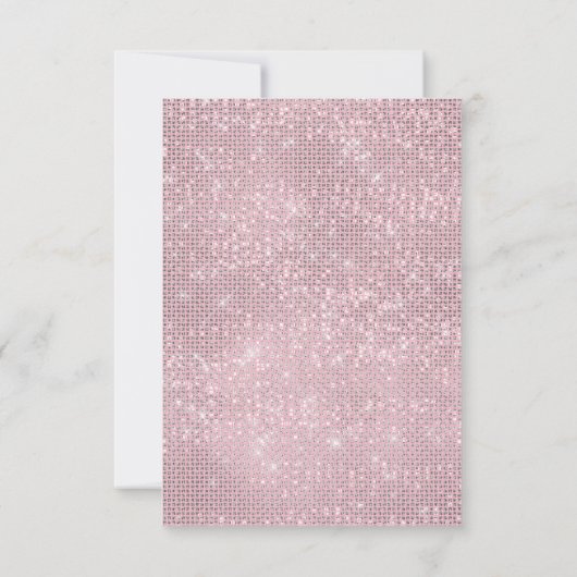 Birthday Bridal Floral Bohemian Eggplant Sparkly Kaart (Achterkant)