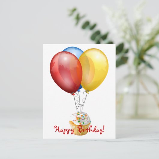 Birthday Briefkaart (Staand voorkant)