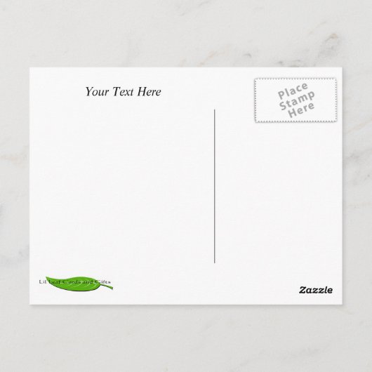 Birthday Briefkaart (Achterkant)