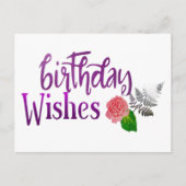 Birthday Briefkaart (Voorkant)