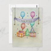 Birthday Briefkaart (Voorkant / Achterkant)