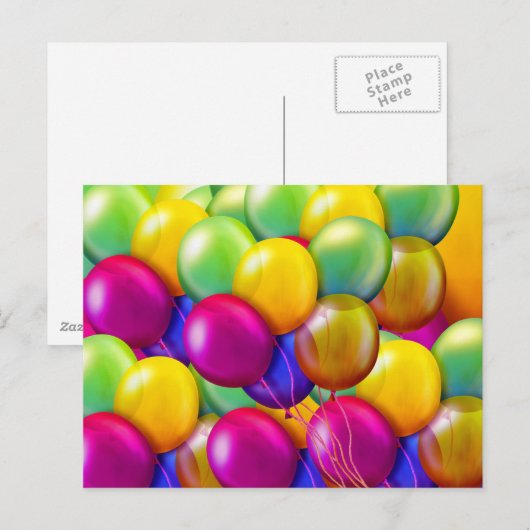 Birthday Briefkaart (Voorkant / Achterkant)