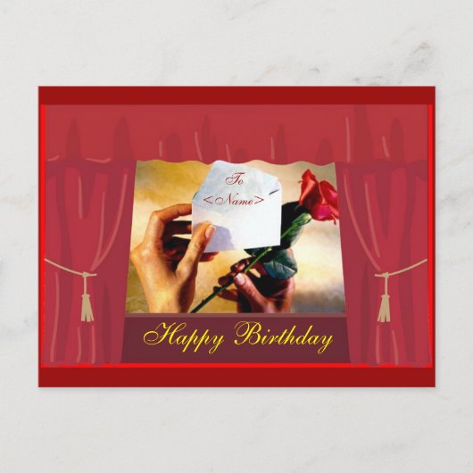 Birthday Briefkaart (Voorkant)