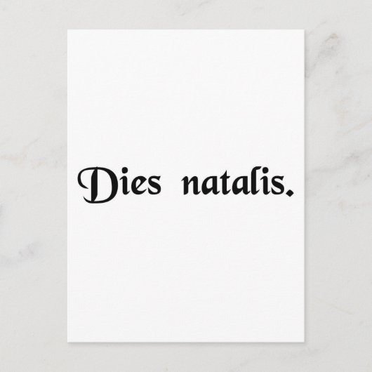 Birthday Briefkaart (Voorkant)