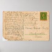 Birthday Briefkaart Terug Poster (Voorkant)