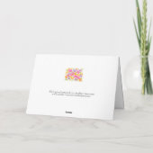 'Birthday Bright and Beauful Tulips Card' Kaart (Achterkant)