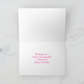 'Birthday Bright and Beauful Tulips Card' Kaart (Binnen)