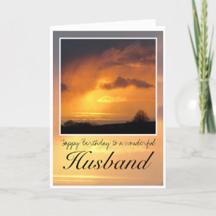 Birthday, Bright Sun Behind Dark Clouds. Kaart