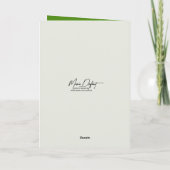 Birthday Broccoli Floret On a Fork Kaart (Achterkant)