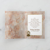 Birthday Brother Pocket Watch and Chain Kaart (Binnen)