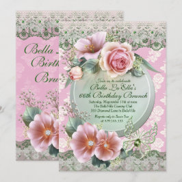 Birthday Brunch Moederdag Luncheon Invitations Kaart