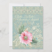 Birthday Brunch Moederdag Luncheon Invitations Kaart (Achterkant)