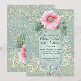 Birthday Brunch Moederdag Luncheon Invitations Kaart