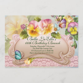 Birthday Brunch Moederdag Luncheon Invitations Kaart