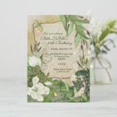 Birthday Brunch Moederdag Luncheon Invitations Kaart (Staand voorkant)