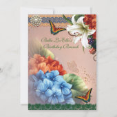 Birthday Brunch Moederdag Luncheon Invitations Kaart (Achterkant)