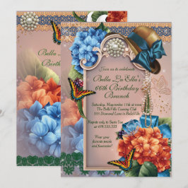 Birthday Brunch Moederdag Luncheon Invitations Kaart