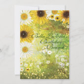 Birthday Brunch Moederdag Luncheon Invitations Kaart (Achterkant)