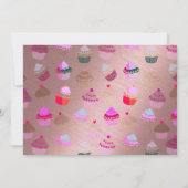 BIRTHDAY BRUNCH Roos Gold - ELKE LEEFTIJD nodigt u Kaart (Achterkant)