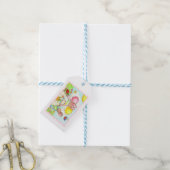 Birthday Bunny Gift Label Cadeaulabel (Met Touw)