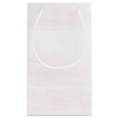 Birthday Bunny met bloemen op roze Klein Cadeauzakje (Achterkant)