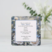 Birthday Butterflies On White Roses and Daisies Kaart (Staand voorkant)