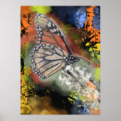 Birthday Butterfly Art Print (Voorkant)