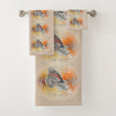 Birthday Butterfly Bad Handdoek (Insitu)