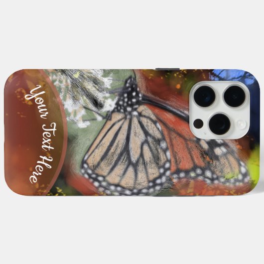 Birthday Butterfly Case-Mate iPhone Case (Achterkant (horizontaal))