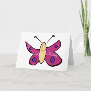 Birthday Butterfly Kaart