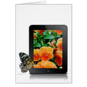 Birthday Butterfly op Electronic Tablet (Voorkant)