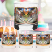 Birthday Butterfly Whisky Glas