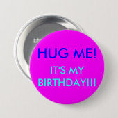 Birthday Button (Voorkant /achterkant)