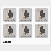 Birthday buzzard mannen party sticker (Vel)