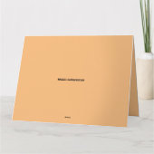 BIRTHDAY CABIN AUTUMN BOSSEN WENSKAART KAART (Achterkant)