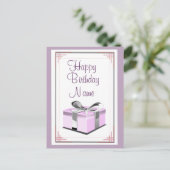 Birthday Cadeau Briefkaart (Staand voorkant)