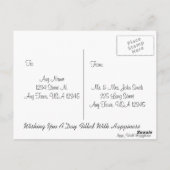 Birthday Cadeau Briefkaart (Achterkant)