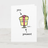 Birthday Cadeau Kaart (Voorkant)