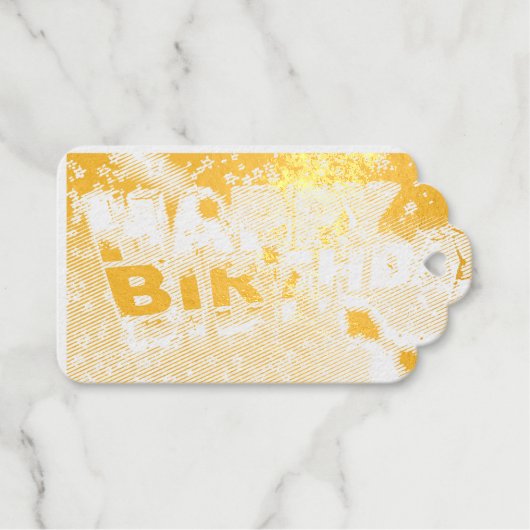 Birthday Cadeaulabels (Voorkant (horizontaal))