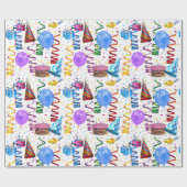 Birthday Cadeaupapier (Vlak)