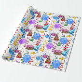 Birthday Cadeaupapier (Uitgerold)