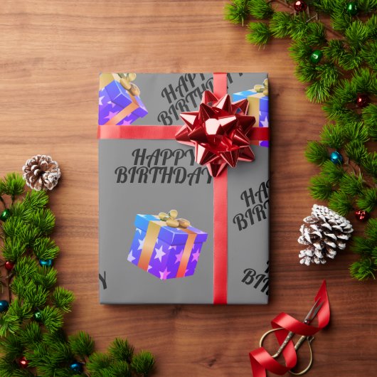 Birthday Cadeaupapier (Feestdagen Geschenken)