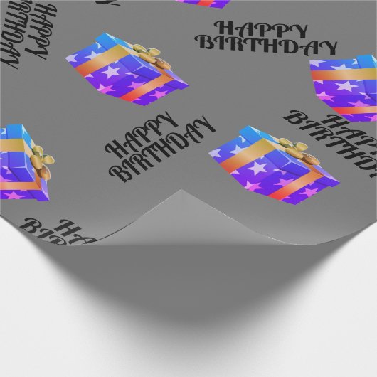 Birthday Cadeaupapier (Hoek)