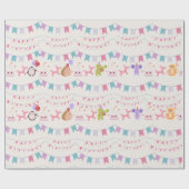 Birthday Cadeaupapier (Vlak)