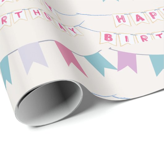 Birthday Cadeaupapier (Rol Hoek)